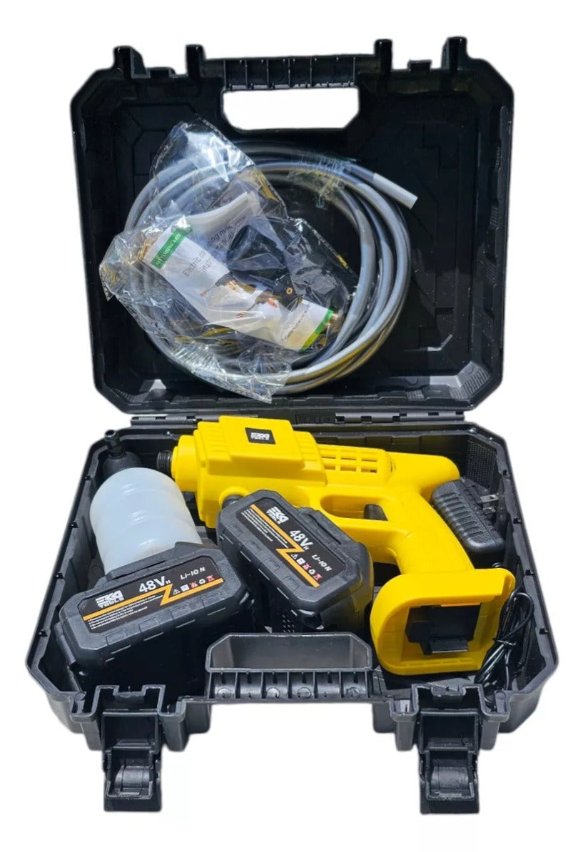 Hidrolavadora 48V 2 Baterías Amarilla