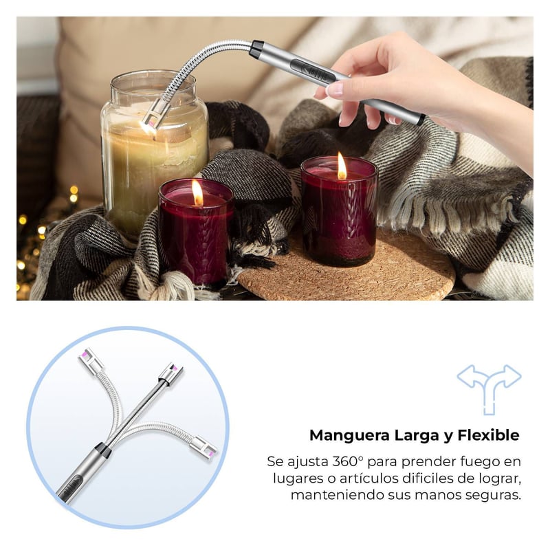 Encendedor Eléctrico Recargable. Lleve 2 y pague 1 solo HOY.