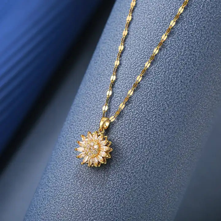 Collar  Girasol Giratorio +CAJAREGALO DP