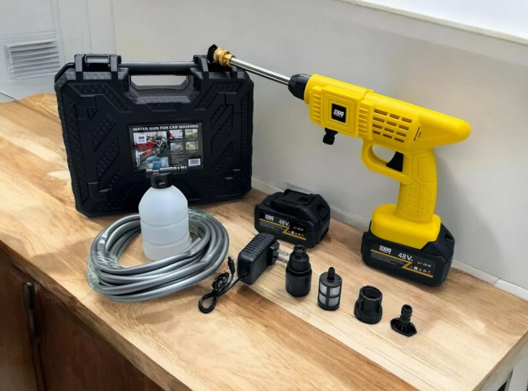 Hidrolavadora 48V 2 Baterías Amarilla