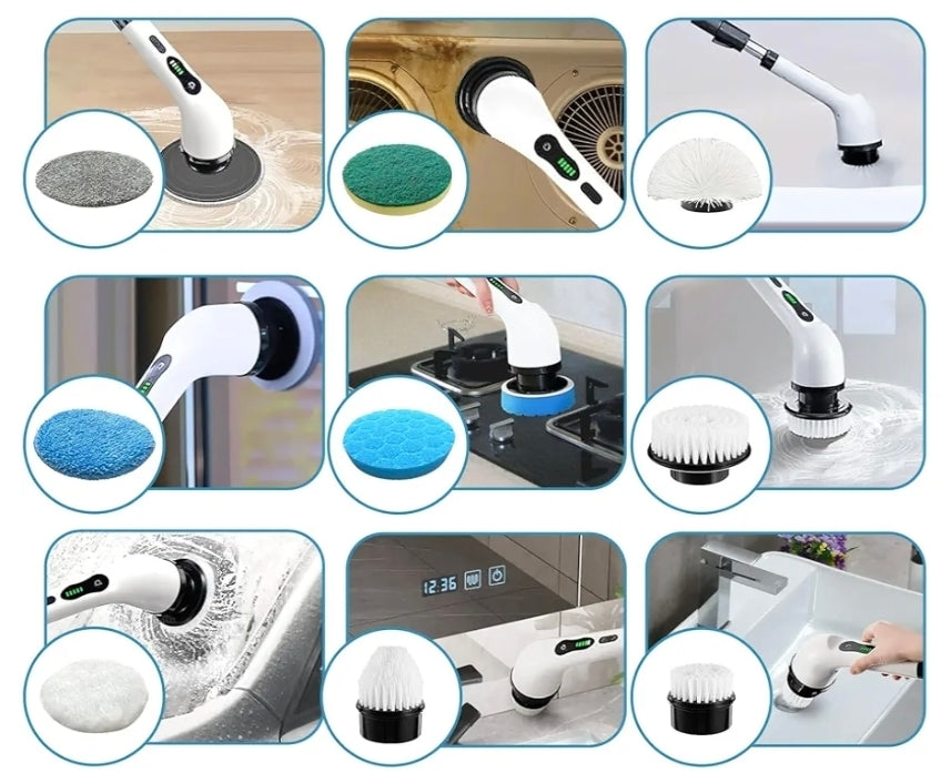 Cepillo De Limpieza Giratorio 9 en 1