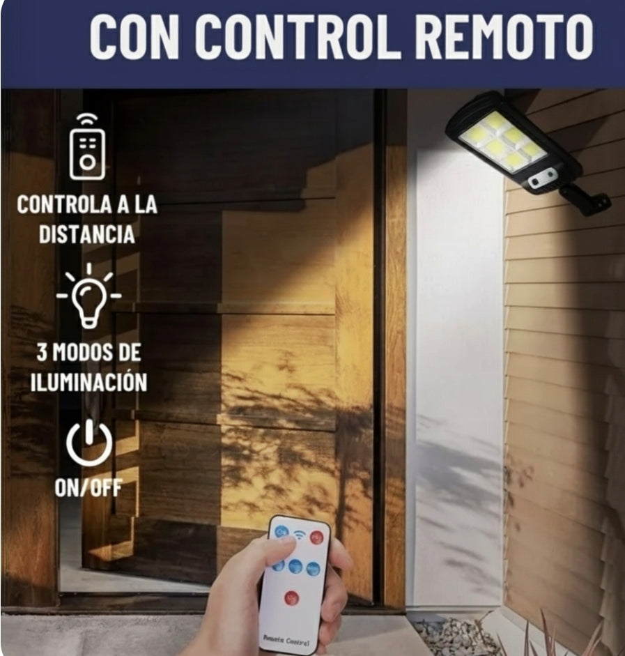 LAMPARA SOLAR CON SENSOR IP67 ¡Pague 1 y lleve 2!