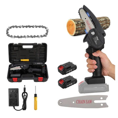 MINI MOTOSIERRA DOBLE BATERIA