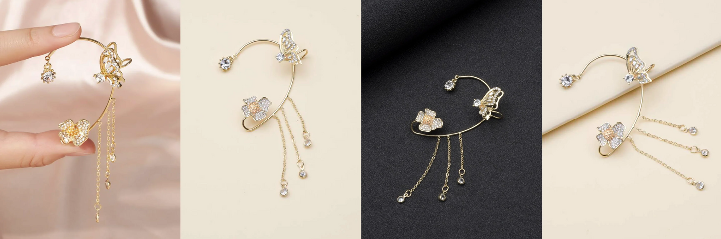 Arete Mariposa | Accesorio con Diseño de Mariposa Para Dama